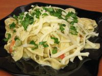 Fettucinne cu sparanghel