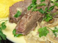 Piept de gâscă cu ciuperci la slow cooker