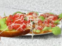 Bruschete cu salsa de roşii