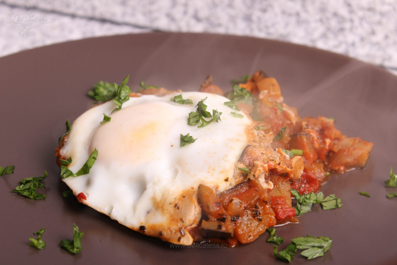 Shakshuka cu vinete