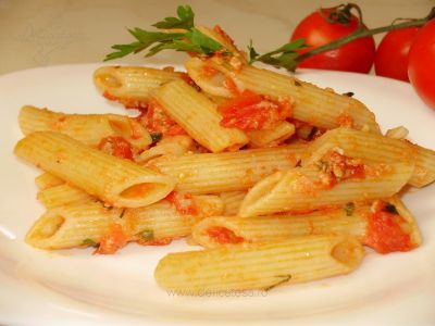 Penne all' arrabbiata