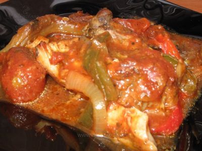 Pui cacciatore la slow cooker