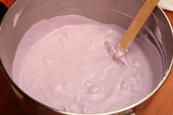 Mousse de afine pentru prăjitura cu mousse de afine și lămâie